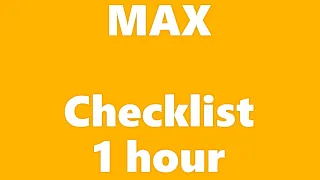 MAX - Checklist 1 hour with lyrics