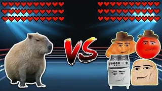 Capybara vs Gegagedigedagedago Memes! Meme battle