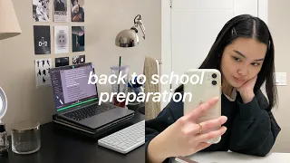Preparing for BACK TO SCHOOL (Habit setting, productive vlog)