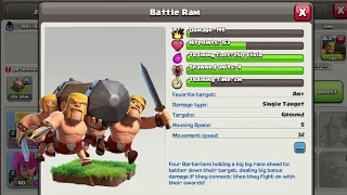 Clash of Clans NEW Battle Ram Troop! 5th Anniversary of C.O.C.