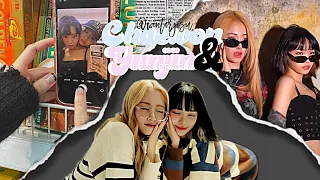 LE SSERAFIM Chaewon and Yunjin moments (Purinz moments)