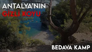 Antalya'nın En Gizli Koyu - Çöplük Koyu, Rus Koyu, Gizli Koy, Mağaralı Koy - Ücretsiz Kamp - Otostop