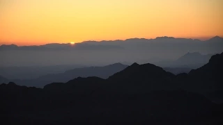 рассвет на горе Моисея - sunrise on Mount Moses