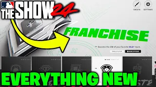 Everything New in FRANCHISE in MLB The Show 24