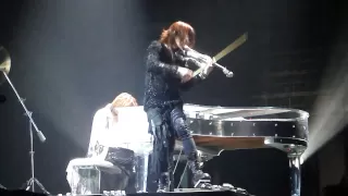 X JAPAN - YOSHIKI SUGIZO PIANO VIOLIN DUET, KURENAI @Toronto 10.07.2010- HD