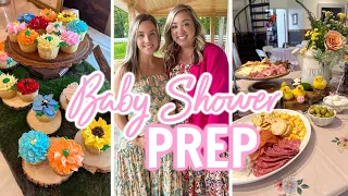 PARTY PREP FOR BABYSHOWER | TRADER JOES HAUL | BACKYARD SHENANIGANS AND PLANTING HERB GARDEN