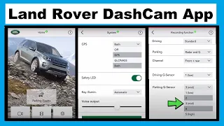 Setting up the Land Rover / Jaguar Dashcam Using the Phone App VPLKV0134