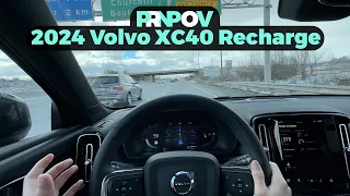 PRNPOV 2024 Volvo XC40 Recharge Ultimate RWD POV Tour & Review