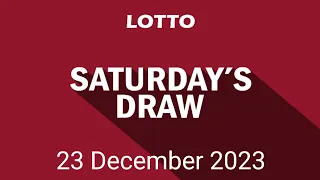 The National Lottery Lotto Draw Results Form Saturday 23 December 2023 | Saturday Lotto Result