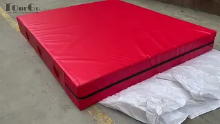 PVC+SPONGE gymnastic landing mats waterproof washable tumbling crash landing mat flooring mat