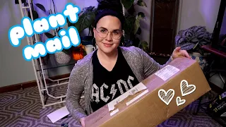 Unbox New Plant Mail with me from Etsy! two different plant mail unboxings - NEW WISHLIST PLANTS!