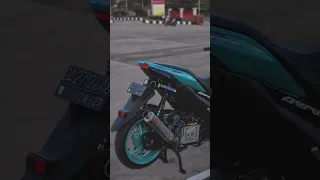 Yamaha Aerox 155 Cyan Silver (Hijau Tosca) 2023 #shorts #aerox