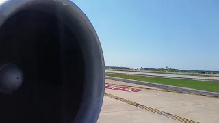 Delta MD-88 JT8D startup and takeoff