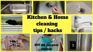 Kitchen & Home cleaning tips/hacks | घर को साफ़ करने का आसान तरीका | House cleaning tips & tricks