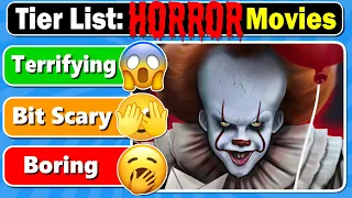 Horror Movie Tier List 😱 Rate TOP 45 HORROR MOVIES🔪