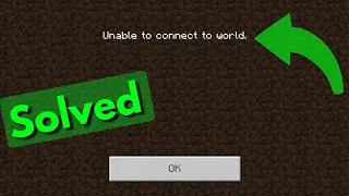 Fix unable to connect to world minecraft pe | Minecraft unable to connect to world Problem Solved