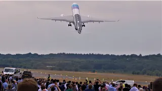 A350 vs 777X - Farnborough Airshow 2022 flying display