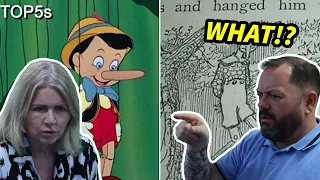 The REAL Stories & Origins Behind 5 Famous Disney Movies! British Family React!