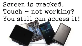 Cracked Screen? Touch Not working? How to Access it and reset. Works on Tablets and phones!