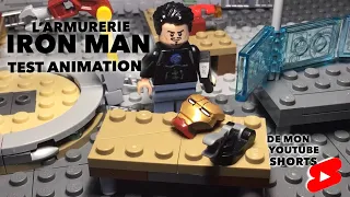 L’armurerie d’Iron Man - test animation