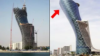 Как Инженеры Сделали Невозможное При Постройке Падающей башни в Абу Даби