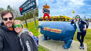 South of the Border South Carolina Roadside Attraction & Driving to Virginia / Road Trip 2022 Day 2