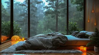 ⛈️Heavy Rainstorm and Rolling Thunder Sounds | Ideal for Falling Asleep Fast, Work or Relaxing