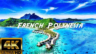 Relaxing Music: French Polynesia 4k - Scenic Relaxation Film With Calming Music - French Polynesia🍀