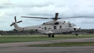 NHIndustries NH90  N277 Helicopter  Landing & Departure Teuge Airport 1-09-2015