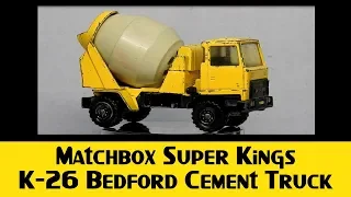 Matchbox Restoration Super Kings K-26 Bedford Cement Truck