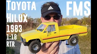 FMS - Toyota Hilux - 1:18 RTR Crawler - Unbox & Run