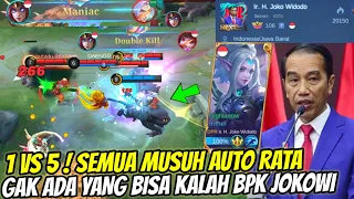 RANK KETEMU BPK JOKOWI ? MAIN NYA GG BANGET PANEN MANIAC DEPAN MATA GW AUTO DI GENDONG