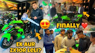 1 aur zx10r Leli ?😍 || Kawasaki 🥵 || wheeli on demand 😍