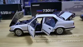 BMW 730i E32 1986 (MINICHAMPS 1:18) - XS MODEL - MÔ HÌNH XIN SHAN