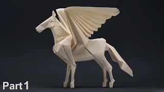 Origami Pegasus (Satoshi Kamiya) part 1