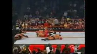 Chris Jericho and Rob Van Dam vs. Evolution 3on2 Handicap Match part 2