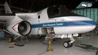 Scott Dixon tours the NASA Glenn Research Center