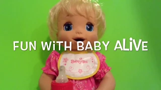 Baby Alive 2006 Soft Face Doll Feeding and Diaper Change with Beatrix