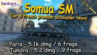 Somua SM, французский «премиальный тяжелый танк» с автозагрузчиком, патч WOT 1.0 HD