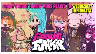 🎤~Friday Night Funkin MODS REACTS To Wednesday Infidelity(Mickey Mouse)~🎤 |[]|Gacha|[]|Part 18(1/2)|