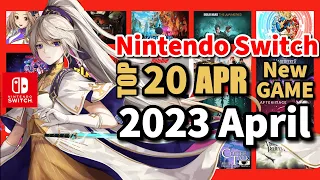 Top 20 New Nintendo Switch Games of April 2023