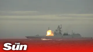 Russia fires 7,000mph Zircon hypersonic nuke missile