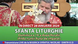 🔴 LIVE 28 01 2024 Sfânta Liturghie la Duminica a 14-a după Rusalii - Sfântul Nicolae Dintr-o Zi