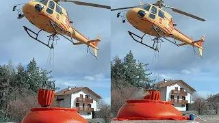 Extinguishes Wildfire With Fire Fighting Helicopter || WooGlobe #Shorts