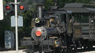 Edison Steam Locomotive at Greenfield Village 8-16-23