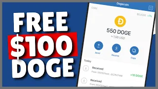 Make FREE $100 Dogecoin Per Day With No Investment - Crypto Mining Sites Zero Work