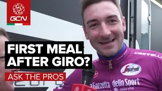 What Will Be Your First Meal After The Giro d'Italia? | GCN Asks The Pros