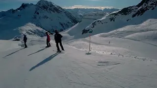 Silvretta Montafon - Piste 10 am Grasjoch