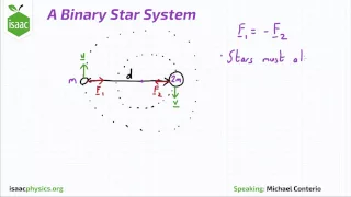 A Binary Star System - Part A - Gravitational Fields Level 5