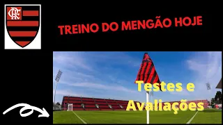 TREINO 1 DO FLAMENGO HOJE COM PAULO SOUSA E COMISSÃO - TESTE E AVALIAÇÕES